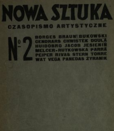 Nowa Sztuka : miesięcznik artystyczny 1922 z.2