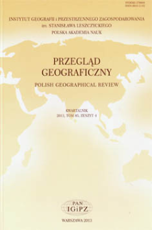 Dlaczego geografia jest w "B" - kilka uwag związanych z ostatnią kategoryzacją jednostek naukowych = Why geography falls into category "B" - a few comments on the recent classification of research units