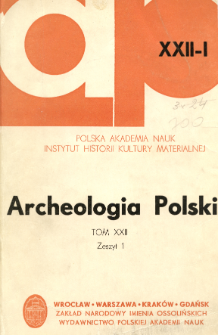 Mezolityczne obiekty mieszkalne i gospodarcze z terenu Polski południowo-zachodniej