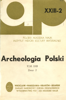 Elementy kultury Gava z osady kultury łużyckiej w Nowej Hucie-Pleszowie, stan. 17