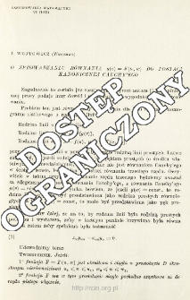 O sprowadzaniu równania g(v) = F(u, w) do postaci kanonicznej Cauchy'ego