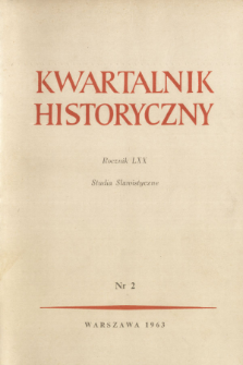 W sprawie rozwoju rynku wewnętrznego w XVIII w. : uwagi o kompleksowej metodzie badań