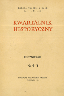 Kwartalnik Historyczny R. 63 nr 4-5 (1956), Życie naukowe w kraju