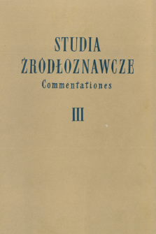 Źródła arabskie i hebrajskie do dziejów Słowian w okresie wczesnego średniowiecza