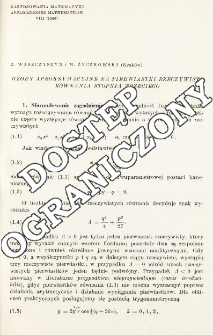 Wzory aproksymacyjne na pierwiastki rzeczywiste równania stopnia trzeciego