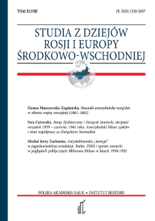 Studia z Dziejów Rosji i Europy Środkowo-Wschodniej. T. 48 (2013), Title pages, Contents