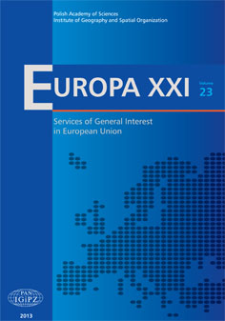 Services of General Interests in Mazowsze region– abbreviation of ESPON SeGI case study report