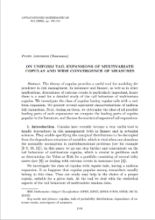 On uniform tail expansions of multivariate copulas and wide convergence of measures