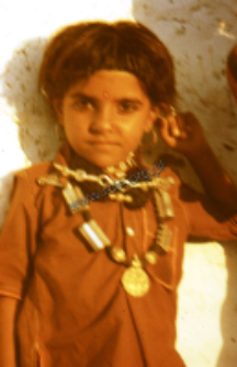 The girl with jewelry, kachchi rabari (Iconographic document)