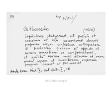 Pultusk 1520-1525. Files of Nowe Miasto district in the Middle Ages. Files of the Historico-Geographical Dictionary of Masovia in the Middle Ages