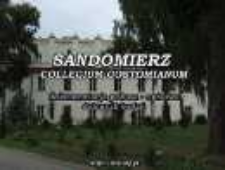 Sandomierz-Collegium Gostomianum : dokumentacja polowa - opisowa : dzienniki badań