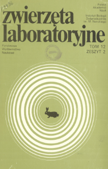 Zwierzęta laboratoryjne, Tom 12 zeszyt 2 = Laboratory animals