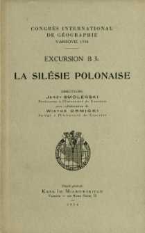 Congrès International de Géographie, Varsovie. Excursion B 3.2, La Silésie Polonaise