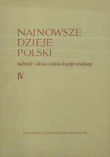 Kronika okupacji i ruchu oporu (1939-1945) : sprawozdanie z prowadzonych prac