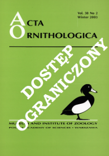 Breeding populations and diets of the sparrowhawk Accipiter nisus and the hobby Falco subbuuteo in the Wigry National Park (NE Poland)