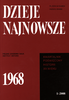 Stan badań historycznych nad Marcem ‘68