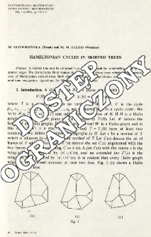 Hamiltonian cycles in skirted trees