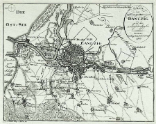 Charte der Stadt und des Hafens von Dantzig und der umligenden Gegend