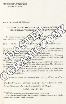 Galerkin methods for multidimensional nonlinear Volterra type equations