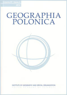 Geographia Polonica Vol. 87 No. 3 (2014), Contents