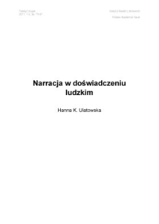 Narracja w doświadczeniu ludzkim