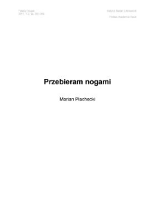 Przebieram nogami