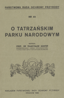 O Tatrzańskim Parku Narodowym