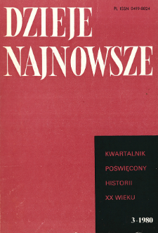 Partie socjalistyczne mniejszości narodowych na progu lat trzydziestych