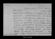 Jaźwiny. Files of Ostroleka district in the Middle Ages. Files of Historico-Geographical Dictionary of Masovia in the Middle Ages