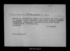 Stanisławowicze. Files of Ostroleka district in the Middle Ages. Files of Historico-Geographical Dictionary of Masovia in the Middle Ages