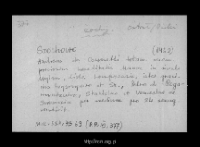 Żochy-Milan. Files of Ostroleka district in the Middle Ages. Files of Historico-Geographical Dictionary of Masovia in the Middle Ages