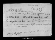 Stoczek. Kartoteka Słownika historyczno-geograficznego Mazowsza w średniowieczu. Kartoteka powiatu łomżyńskiego w średniowieczu