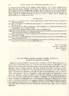 The use of sodium perborate tetrahydrate (NaBO3.4H2O) in the preparation of mammalian skeletons