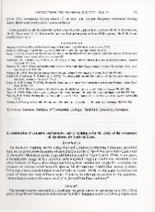 A combination of extensive and intensive survey techniques for the study of the occurrence of Apodemus flavicollis in Essex