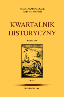 O zmianę rosyjskiego ambasadora w Warszawie : (zabiegi magnackiej opozycji w latach 1775-1776)