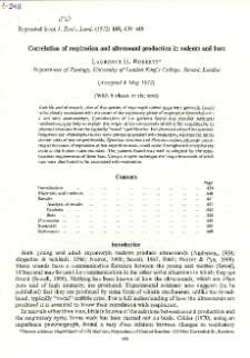 Correlation of respiration and ultrasound production in rodents and bats