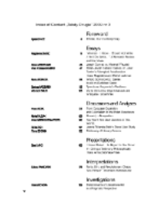 Teksty Drugie Nr 3 (2009), Index of Content