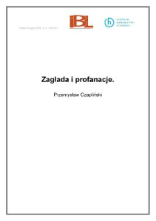 Zagłada i profanacje