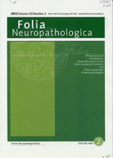 Folia Neuropathologica : former Neuropatologia Polska Vol.50 (2012) nr 2