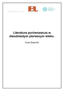 Literatura porównawcza w dwudziestym pierwszym wieku