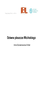 Dziwne płaszcze Micińskiego