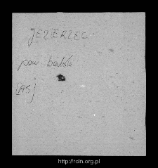 Jeziorzec. Files of Biala Rawska district in the Middle Ages. Files of Historico-Geographical Dictionary of Masovia in the Middle Ages