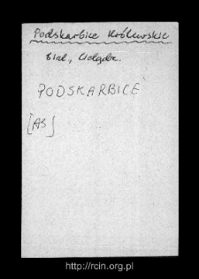 Podskarbice Królewskie. Files of Biala Rawska district in the Middle Ages. Files of Historico-Geographical Dictionary of Masovia in the Middle Ages