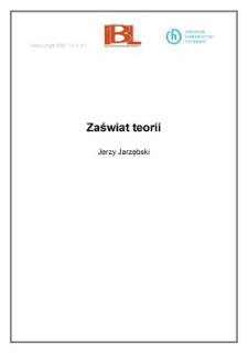 Zaświat teorii (wstęp)