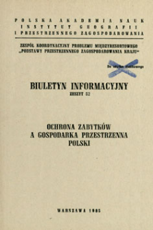 Ochrona zabytków a gospodarka przestrzenna Polski