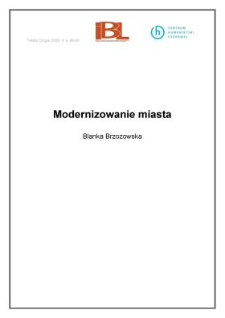 Modernizowanie miasta