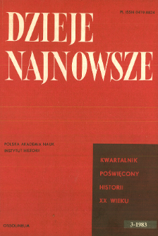 Społeczeństwo polskie a wojsko w dobie walk o narodowe i społeczne wyzwolenie Polski (okres zaborów) : wybrane problemy