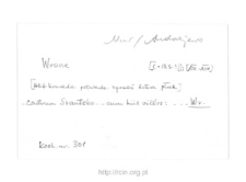 Andrzejewo. Files of Nur district in the Middle Ages. Files of Historico-Geographical Dictionary of Masovia in the Middle Ages