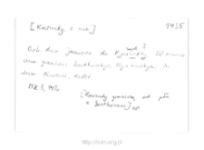 Pieńki Wielkie. Files of Nur district in the Middle Ages. Files of Historico-Geographical Dictionary of Masovia in the Middle Ages