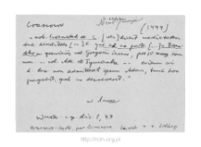 Kraszewo Czarne. Files of Nur district in the Middle Ages. Files of Historico-Geographical Dictionary of Masovia in the Middle Ages